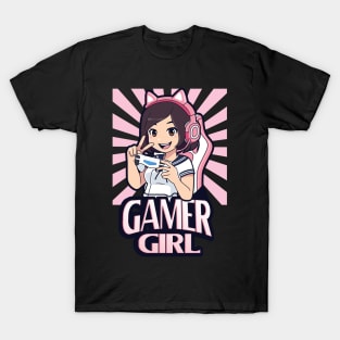 Anime Gamer Girl Gaming Girls Gift T-Shirt